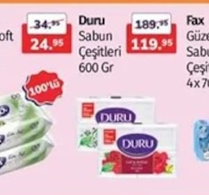 Duru Sabun Çeşitleri 600 Gr