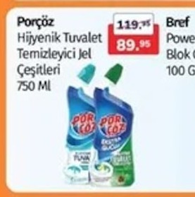 Porçöz Hijyenik Tuvalet Temizleyici Jel Çeşitleri 750 Ml