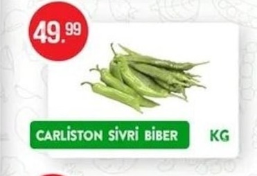 Carlıston Sivri Biber Kg