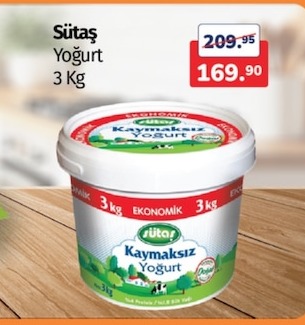 Sütas Yoğurt 3 Kg