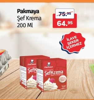 Pakmaya Şef Krema 200 Ml