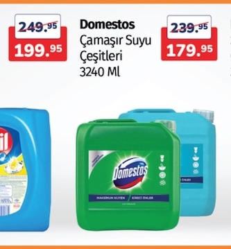 Domestos Çamaşır Suyu Çeşitleri 3240 Ml