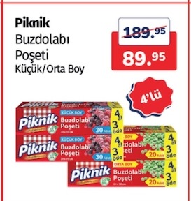 Piknik Buzdolabı Poşeti Küçük/Orta Boy