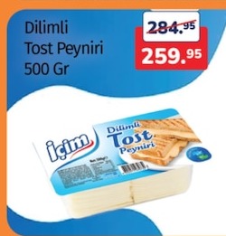 Dilimli Toast Peyniri 500 Gr