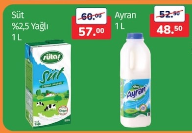 Süt %2,5 Yağlı 1L