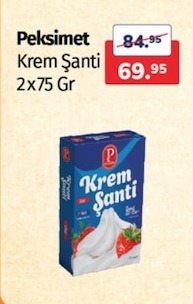 Peksimet Krem Şanti 2X75 Gr