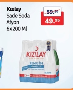 Kızılay Sade Soda Afyon 6X200 Ml