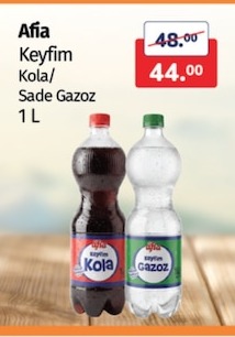 Afia Keyfim Kola/Sade Gazoz 1 L