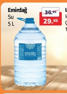 Emirdağ Su 5 L
