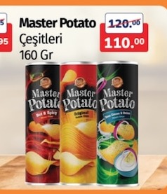 Master Potato Çeşitleri 160 Gr