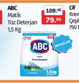 Abc Matik Toz Deterjan 1,5 Kg