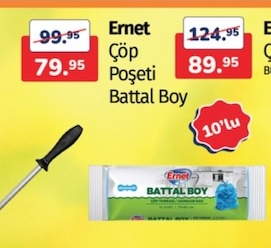 Ernet Çöp Poşeti Battal Boy