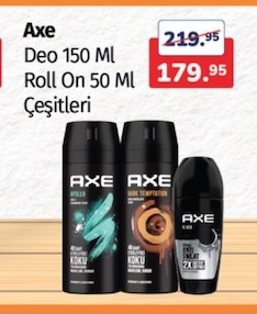 Axe Deo 150 Ml Roll On 50 Ml Çeşitleri