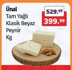 Ünal Tam Yağlı Klasik Beyaz Peynir Kg