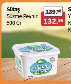 Sütaş Süzme Peynir 500 Gr