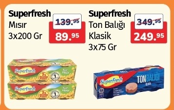 Superfresh Mısır 3X200 Gr