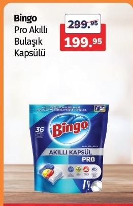 Bingo Pro Akıllı Bulaşık Kapsülü