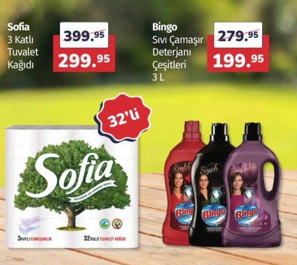 Sofia 3 Katli Tuvalet Kagidi 32'Li