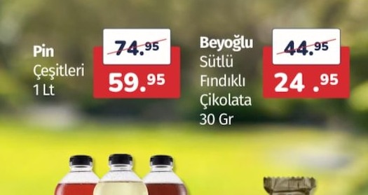 Beyoğlu Sütlü Fındıklı Çikolata 30 Gr