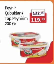Ekici Peynir Çubukları/Top Peynirim 200 Gr