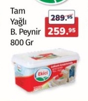 Ekici Tam Yağlı B. Peynir 800 Gr