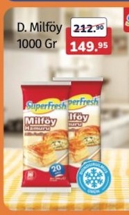 Superfresh Milfoy Hamuru 1000 Gr