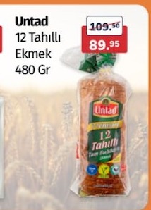Untad 12 Tahilli Ekmek 480 Gr