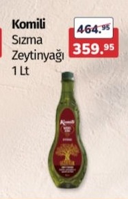 Komili Sızma Zeytinyağı 1 Lt