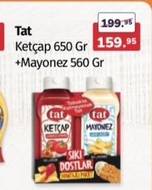 Tat Ketçap 650 Gr + Mayonez 560 Gr