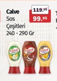 Calve Sos Çeşitleri 240-290 Gr