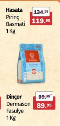 Hasata Pirinç Basmati 1 Kg