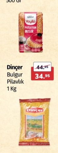 Dinçer Bulgur Pilavlık 1 Kg
