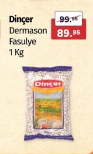 Dinçer Dermason Fasulye 1 Kg