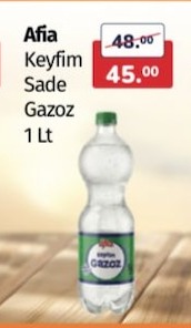 Afia Keyfim Sade Gazoz 1 Lt