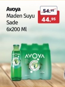 Avoya Maden Suyu Sade 6X200 Ml