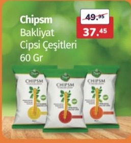 Chipsm Bakliyat Cipsi Çeşitleri 60 Gr