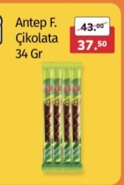 Antep F. Çikolata 34 Gr