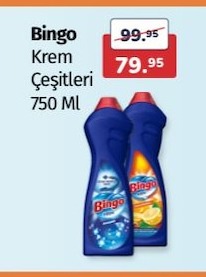 Bingo Krem Çeşitleri 750 Ml