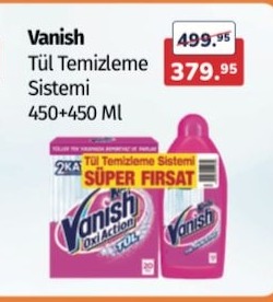 Vanish Tül Temizleme Sistemi 450+450 Ml