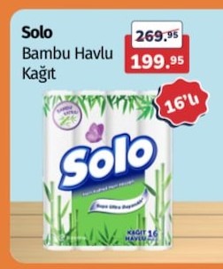 Solo Bambu Havlu Kağıt 16'Lı