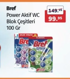 Bref Power Aktif Wc Blok Cesitleri 100 Gr