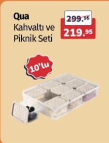 Qua Kahvaltı Ve Piknik Seti 10'Lu