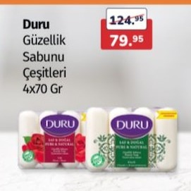 Duru Güzellik Sabunu Çeşitleri 4X70 Gr