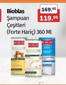 Bioblas Şampuan Çeşitleri (Forte Hariç) 360 Ml