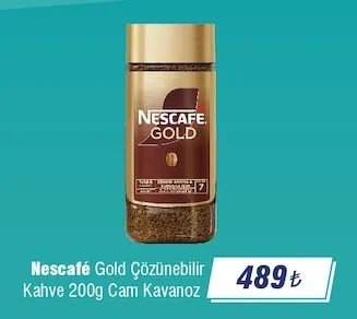Nescafe Gold Çözünebilir Kahve 200G Cam Kavanoz