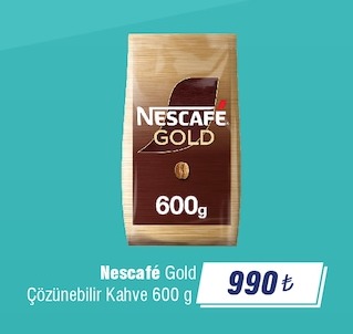 Nescafe Gold Çözünebilir Kahve 600 G