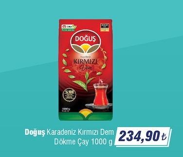 Doğuş Karadeniz Kırmızı Dem Dökme Çay 1000 G