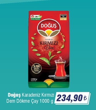 Doğuş Karadeniz Kırmızı Dem Dökme Çay 1000 G