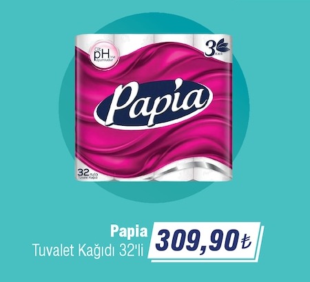 Papia Tuvalet Kağıdı 32'Li