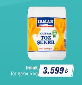Irmak Toz Şeker 5 Kg